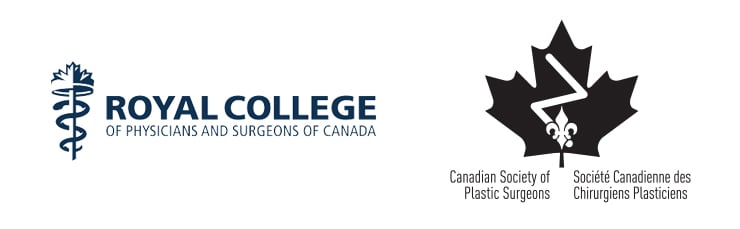 Logos of Royal College of Surgeons of Canada and Canadian Society of Plastic Surgeons.